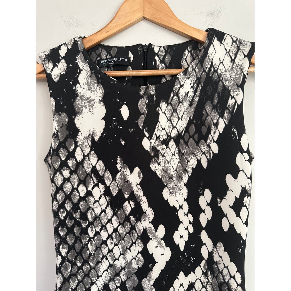 Rinascimento Made In Italy Womens Size S Dress Sleeveless Bodycon Print - Picture 2 of 10